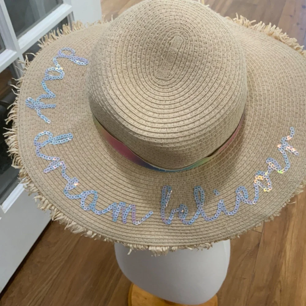 Summer Straw Hat — Day Dream Believer Size 6-14